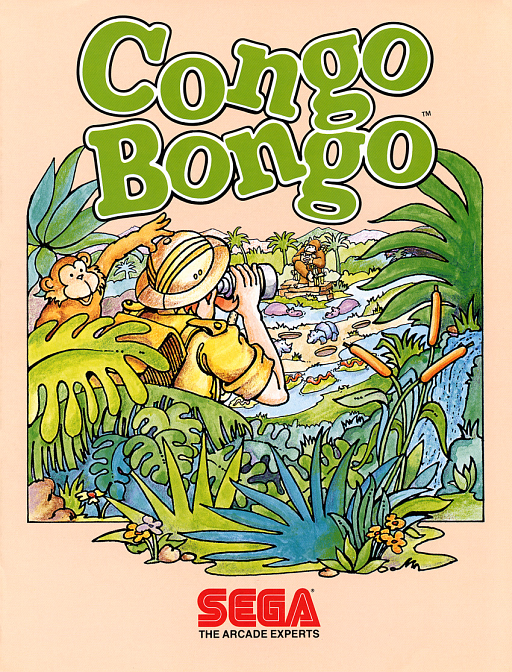 Congo Bongo (Rev C, 2 board stack) Game Cover